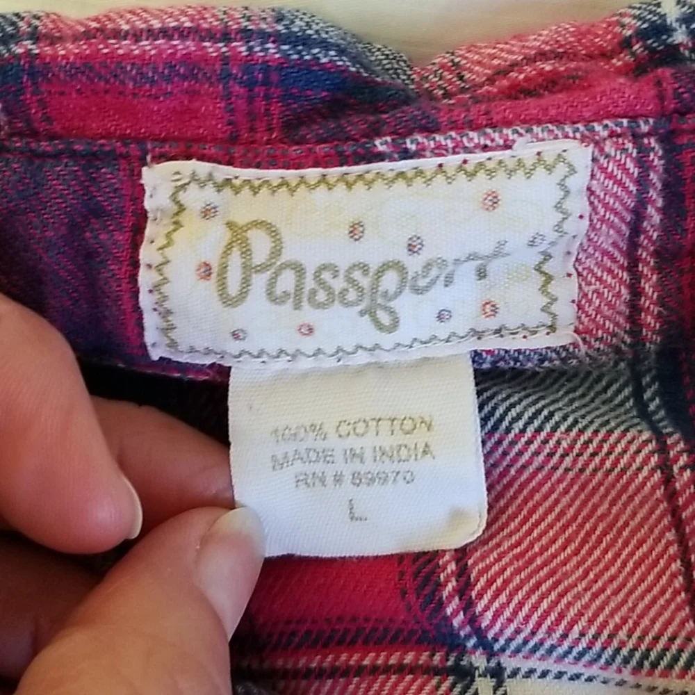 Passport fleece Pink Girls Size Large
